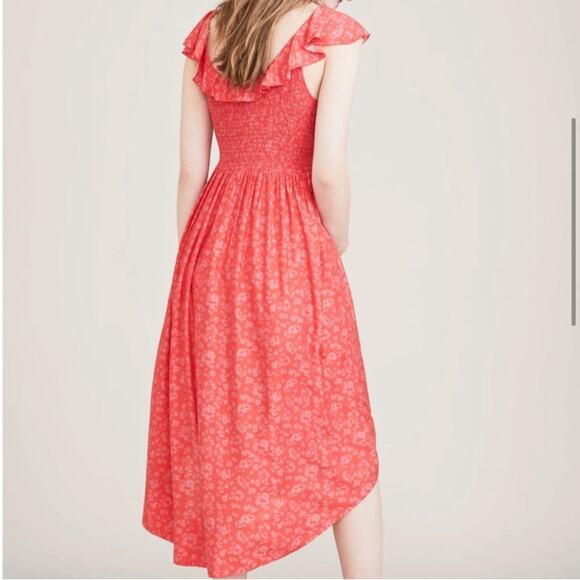 Hatch The Briana Floral Maternity Silk Midi Dress - Picture 3 of 13